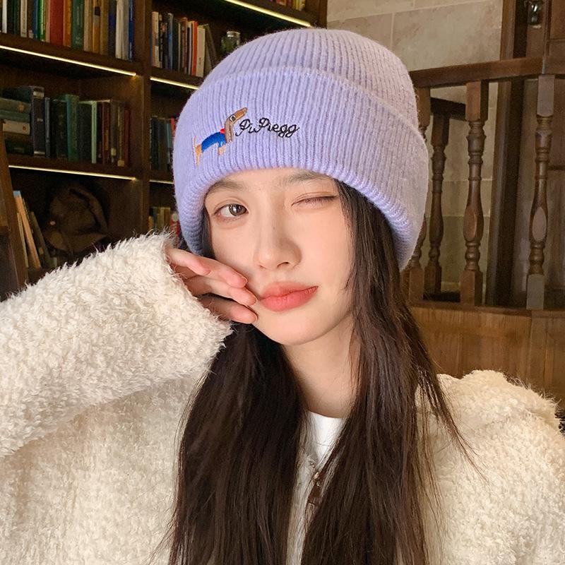 Versatile Commuting Warm Ear Protection Hooded Outdoor Cycling Large Head Circumference Cold Proof Knitted Hat