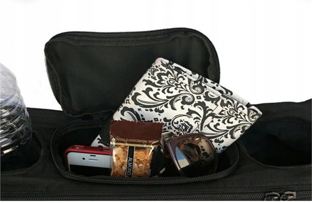 Organizer Holder For Stroller Bottles Bag Double Wide Black