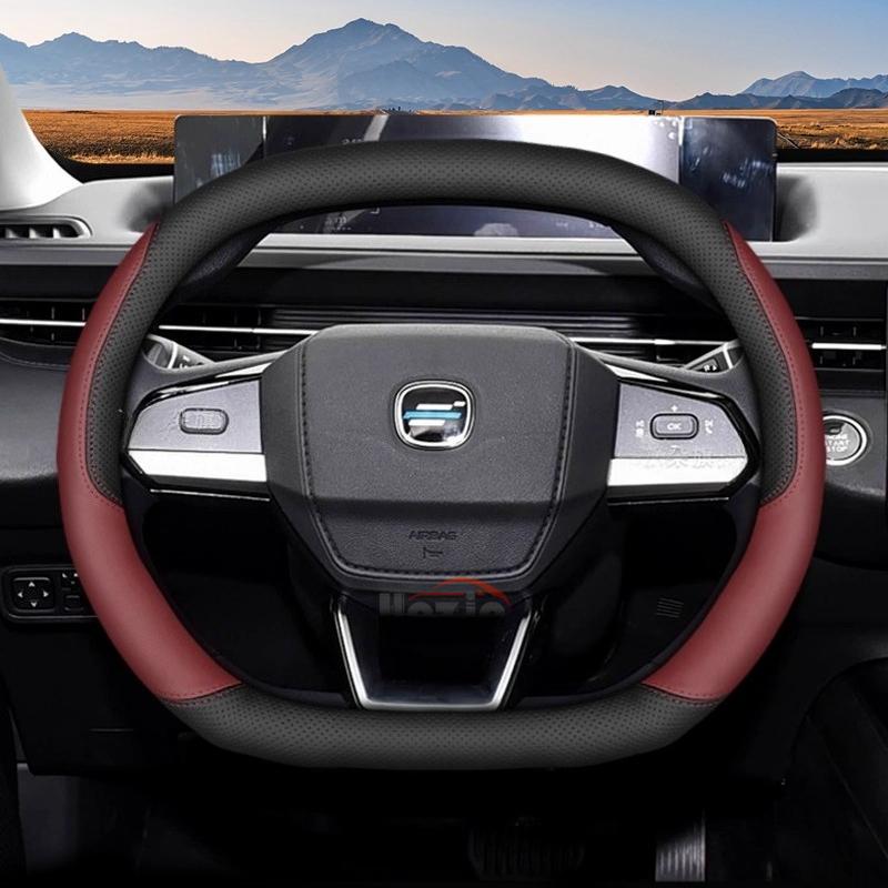 Leather Car Steering Wheel Cover for Changan Eado Plus UNI-V UN-K UNI-S CS55 PLUS Interior Accessories 2025 2026