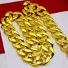 Plastic Big Chunky Chain Necklace 90s Hip Hop Gold Costume Necklace Photography Props Rapper Hip Hop Accessory Jewelry