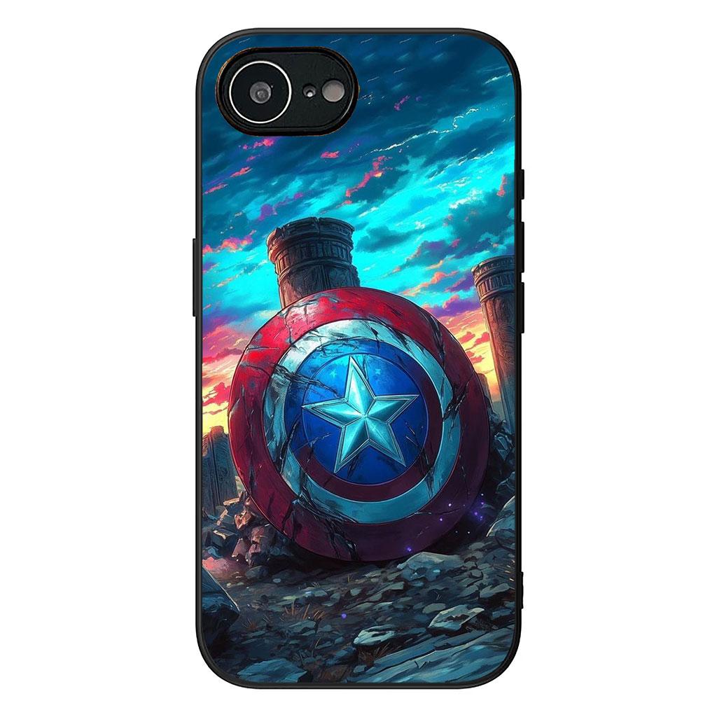 

Captain Marvel America Shield Casing Phone Cover for Xiaomi Redmi Note 12 10 11 9 8 Pro 10C 12C 9T 9A Note11 Note12 5G 4G Case Redmi Note 11 4G
