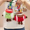 Cool Rugby Soccer Plush Charms Cute Baseball Tennis Plush Doll Cartoon Football Basketball Stuffed Toy Fashion Keychain Pendant