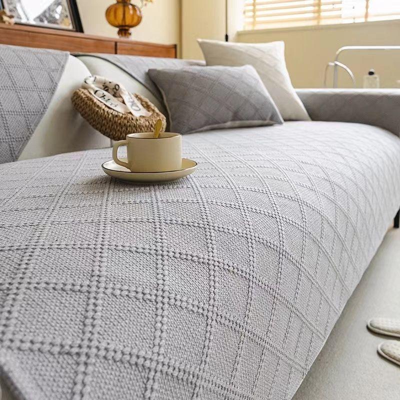 

Подушка для дивана Четыре сезона Универсальная Новая Простая Современная Маленькая Свежая Интернет-знаменитость Продвинутое чувство Защита от царапин когтями кошек Чехол для дивана Покрывало 70*70cm