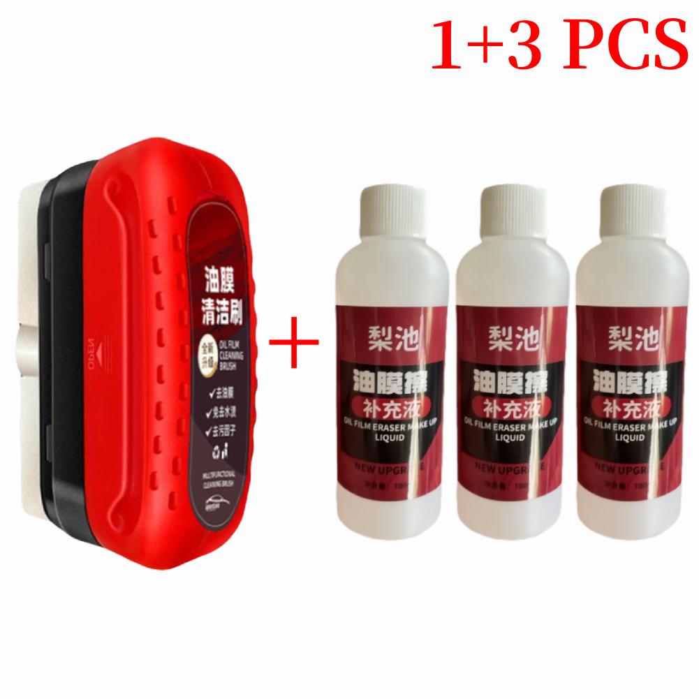 Oil Film Remover Removes Dirt Auto Glass Oil Film Remover Powerful Windshield Oil Film Stain Removal Car Glass Oil Film Wiping