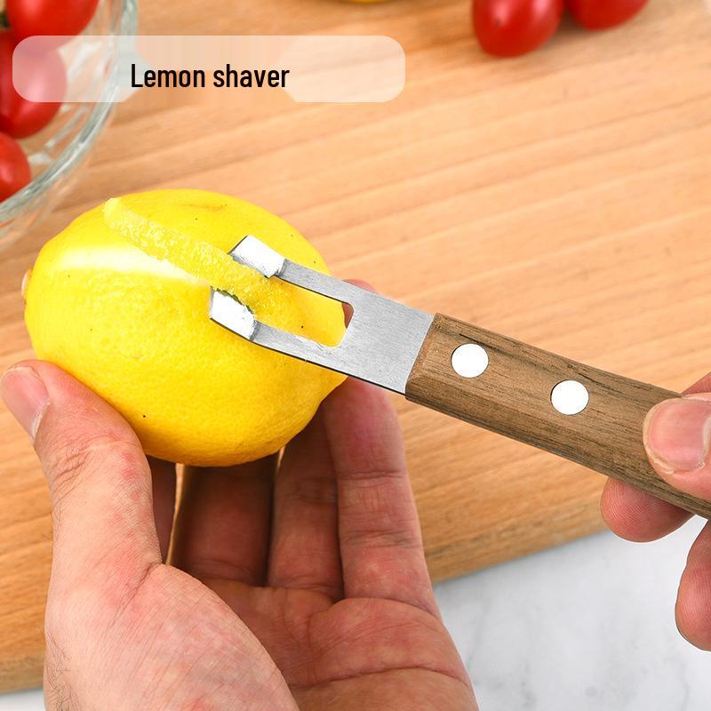 Stainless Steel Multifunctional Lemon Zester & Peeler Grater: Yuzu & Citrus Kitchen Tool