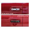 Black Exterior Door Handle Decor Cover Trim Accessories For Ford F150 2015-