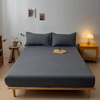 3 szt. Bawełniany Zestaw Prześcieradeł z Gumką (1 dopasowane prześcieradło + 2 poszewki na poduszki) Oddychający Miękki Pokrowiec na Materac z Poszewką na Poduszkę Zestaw Pościeli