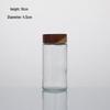 Bamboo Lid Glass Spice Jar with Flip-Top