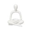 Zen Chinese Style Yoga Statue Incense Holder 3D Printed Sculpture Candle Holder  Living Room