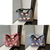 Street Style Canvas Tote Bag For Women Large Capacity With Zipper Closure For Daily Use
