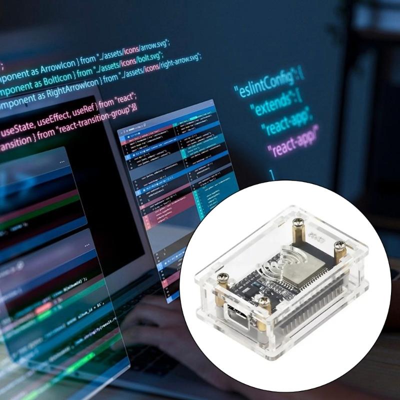 Acryl Schutzgehäuse für NodeMcu Lua CP2102/CH340G ESP32 IoT Boards Halter Schutz Einfache Montage Funktion