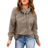 Fashion Women High Collar Casual Sleeve Pullover Blouse Long Sleeve Tops Blouse