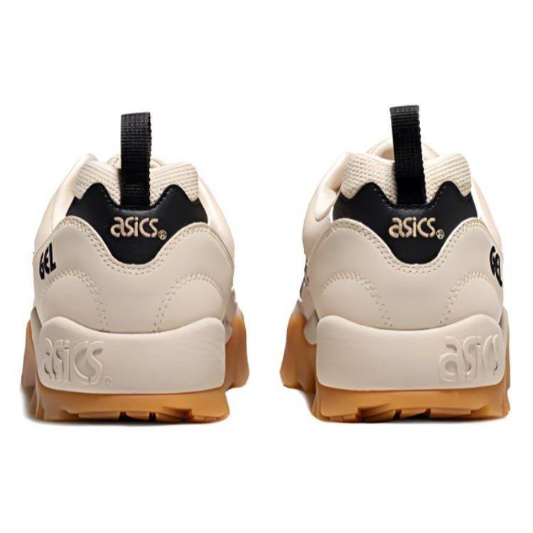 Asics Gel-Truck Mesh Fabric Synthetic Leather Versatile Comfortable Low-Top Casual Shoes Unisex sneaker Beige Black 1203A485-250