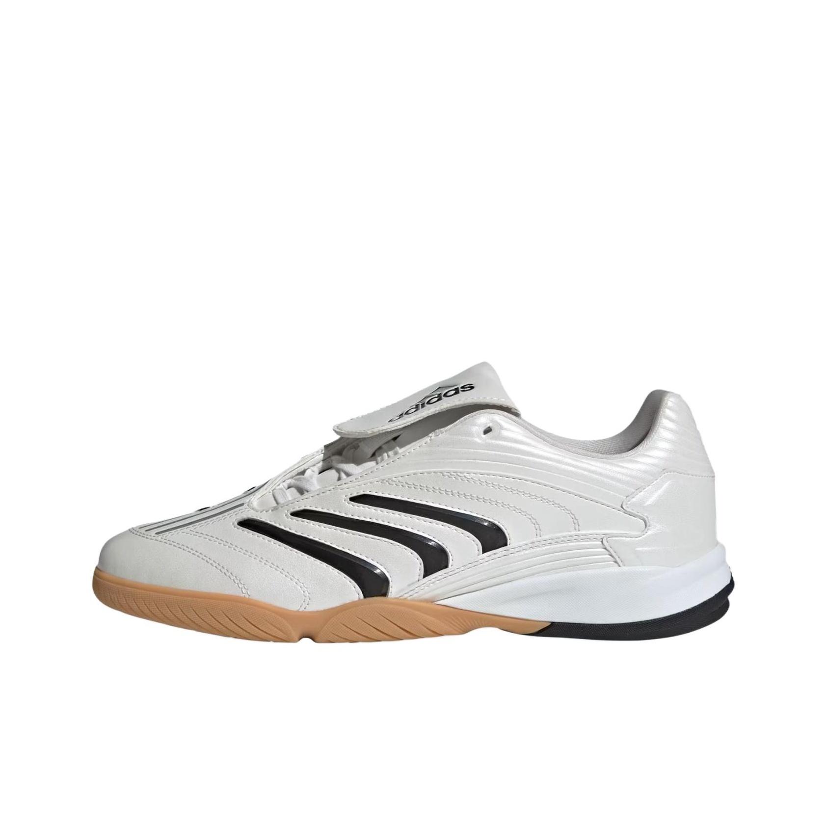 adidas Predator Sala Zero Metallic Black Gum Unisex Sneakers White Core-Black JQ3915 42