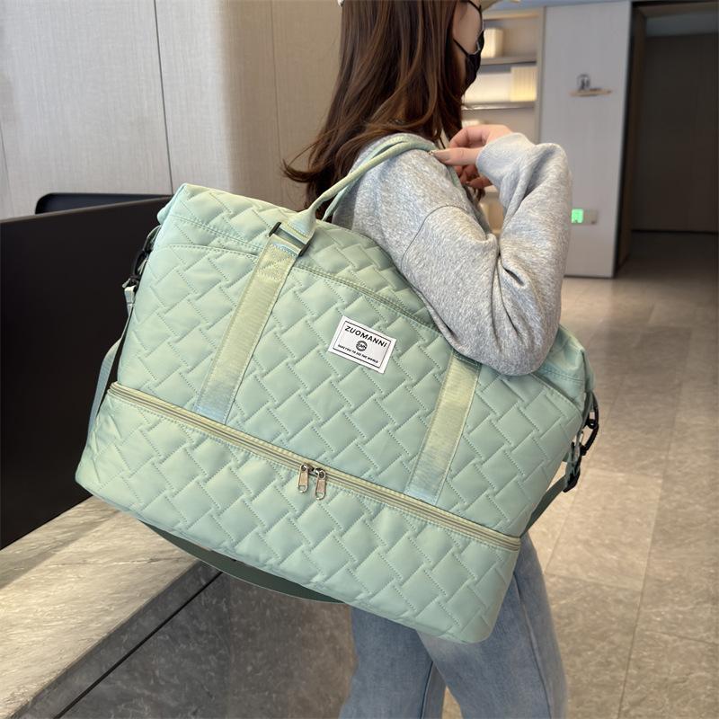 Large Capacity Travel Bag Women's Short-distance Outgoing Luggage Bag Storage Bag Dry And Wet Separate Sports Fitness Handbag