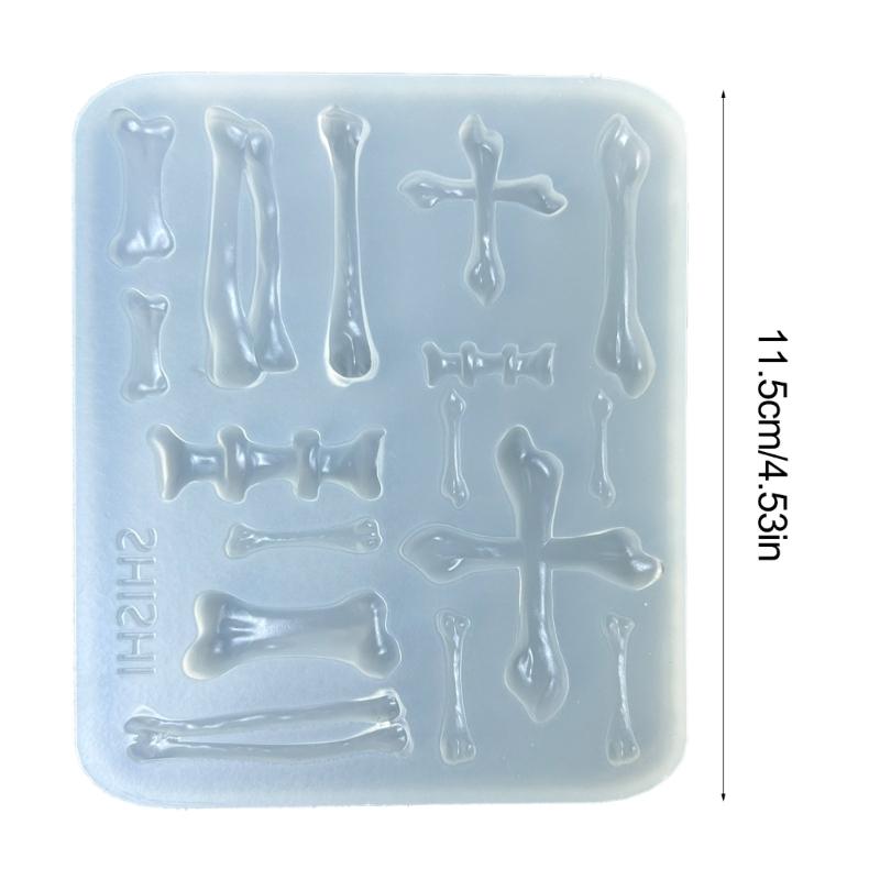 Silicone Dessert Crafting Moulds Bone Shape Clay Food Molds Reusable Baking Tool Chocolate Moulds Silicone Texture