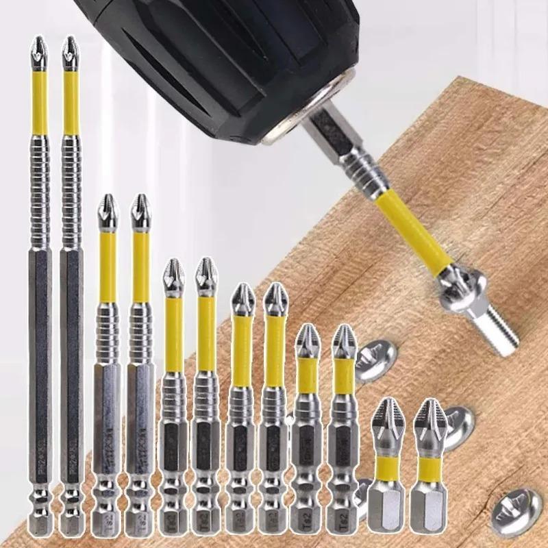 25/50/65/70/90/150mm PH2 Magnetic Batch Head Cross Screwdriver Bits TS2 Alloy Steel Non-slip Electric Screw Driver Hand Tools