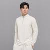 Anta Simple Stand Collar Comfortable Solid Color Soft Versatile Pullover Knit Sweater Men Tops 152617403-1