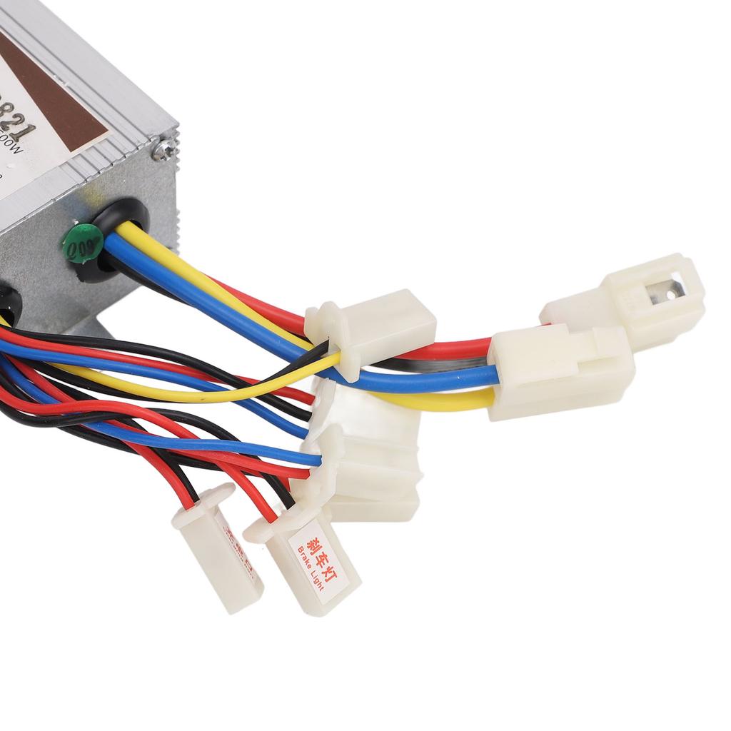 ZY1020 24V 500W 13T Motor Electric cu Reducție prin Angrenaj, Controller pentru Bicicletă Electrică, Mânere de Accelerație cu Afișaj de Putere pentru Modificare Scuter Motocicletă