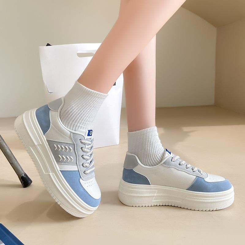 

Весенне-осенние новые повседневные универсальные спортивные кеды, модные белые кроссовки 40 синий