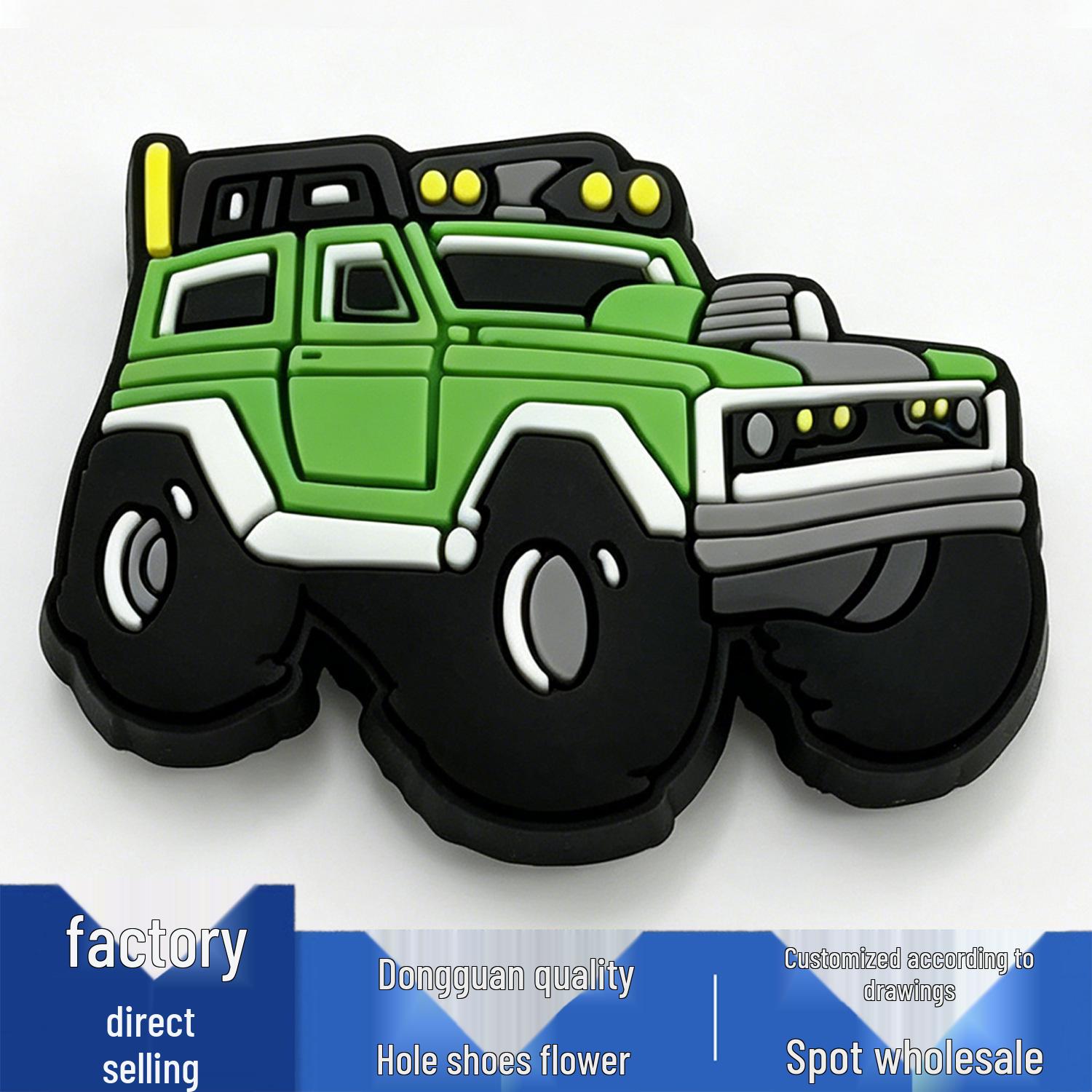 New Crocs Car Series Flower Charms: Cute, Cool, Versatile PVC Shoe Buckles
