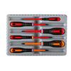 Bahco Be-9884s Ergo Vde Insulated Screwdriver Set, 6 Piece
