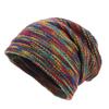 Popular in Europe and America, autumn and winter colored cotton velvet pullover hat, double-layer thickened stack hat, chemotherapy hat