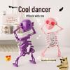 Dancing Skeleton Wobbling Skull Wind-up Toy - Funny 3D Printed Ornament
