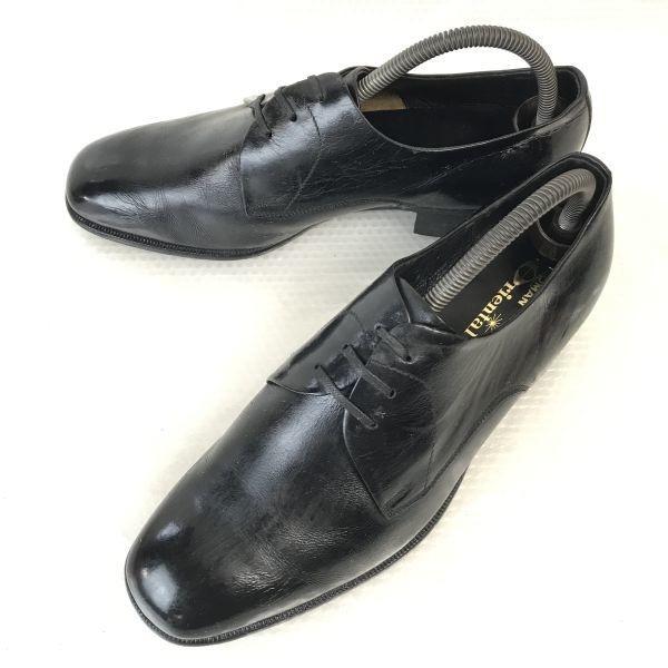 

Retail 60000yen Plus ROMAN Oriental Wide Fit EEEE Leather Plain Toe 25.5cm / Black Business Dress Shoes