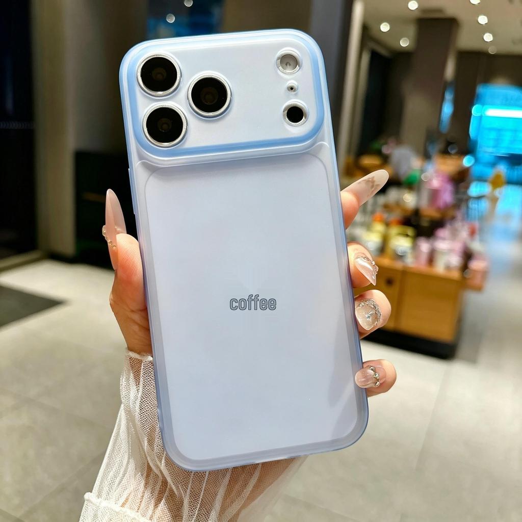 Frosted Trendy Color Soft Case for Apple iPhone 14/15/17/16 Pro Max