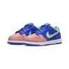 Nike Dunk Low SE PS Salmon Toe Kids Sneakers Blue Hyper-Royal Emerald-Rise DZ2874-400