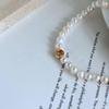 Elegant Zircon & Freshwater Pearl Red String Bracelet