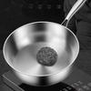 Momgla 316 Stainless Steel Multi-Purpose Frying Pan, Deep Stir-Fry Pan, Stew Pot, Saucepan with Lid, Large Capacity, Durable, Non-Stick, Easy To Clean