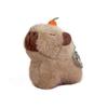 Kawaii Plush Capybara Keychain Soft Gift Stuffed Animal Dolls Kawaii Capibara Plushie Toy Bag Accessories