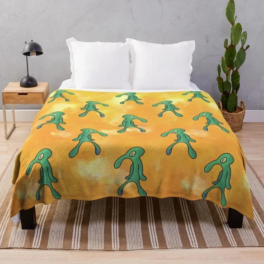 

Bold and Brash (Yellow) Throw Blanket summer cottons custom blanket# 75X95CM серый