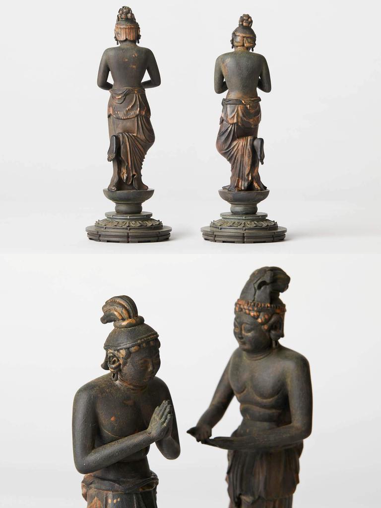 ISM TanaCOCORO Kannon Bodhisattva Seishi Bodhisattva of Statue Figure National Treasure ISM Bosatsu Seishi tc3746 [Palm] & (Set 2)_Buddha (Kannon