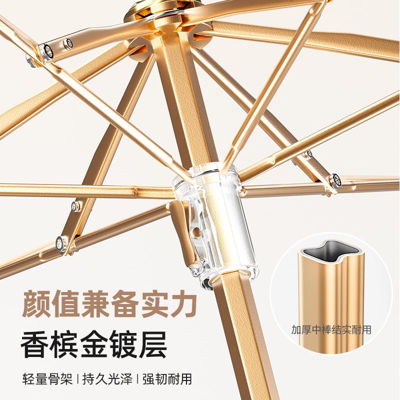 Umbrella Small Portable Parasol Sunscreen Umbrella Sunscreen Umbrella UV Anti-UV 50% Umbrella Outdoor Color Glue Sun Umbrella