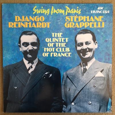LP Record DJANGO REINHARDT STPHANE GRAPPELL  Swing From Paris AJA5070 ASV 1990 UK Jazz Used