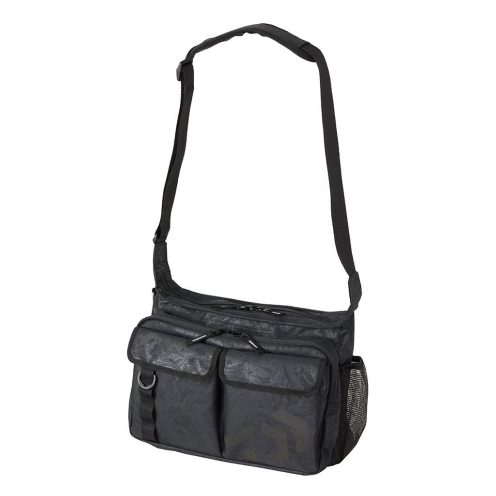 Daiwa Shoulder Bag (D) Spiral Black 15 x 33 x 24 cm