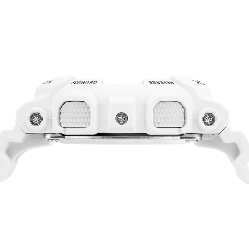 Casio Męski zegarek z podwójnym wyświetlaczem ciekłokrystalicznym/analogowym Seria Srebrny Zegarek GMA-S120MF-7A1 GMA-S120MF-7A1