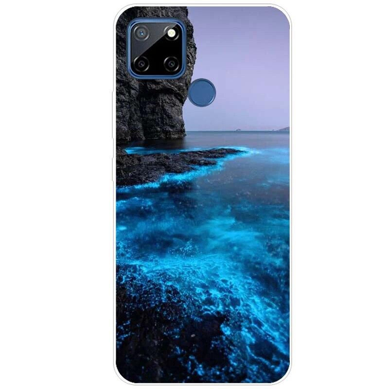 Чехол для Realme 7i RMX2193, 6,5 дюйма, силиконовый мягкий чехол из ТПУ для OPPO Realme C12, чехол для телефона, задняя крышка Realme7i RMX2103, Fundas