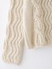 2025 Autumn Women's Solid Color Round Neck Knit Sweater, European & American Style