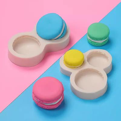 Macaron Silicone Molds Fondant Cake Mold Chocolate Dessert Mould Kitchen Baking Cake Decorating Tools Polymer Clay Molds