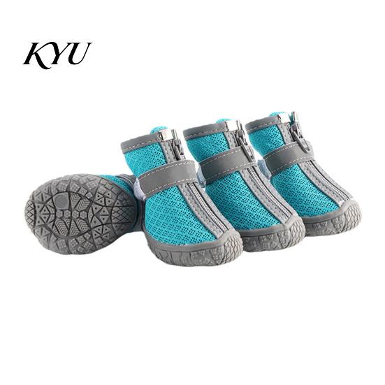 Non Slip Rubber Sole Paw Protectors 4Pcs Non-Slip Dog Shoes, Breathable Mesh Boots, Waterproof Rain Boots for Dogs Pet Small Dogs, Outdoor Walking