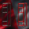 Suitable for Saab 9-5 1997—2005 Car Interior Accessories Console Air Conditioner AC Switch Panel Carbon Fiber Cover Trim Sticker