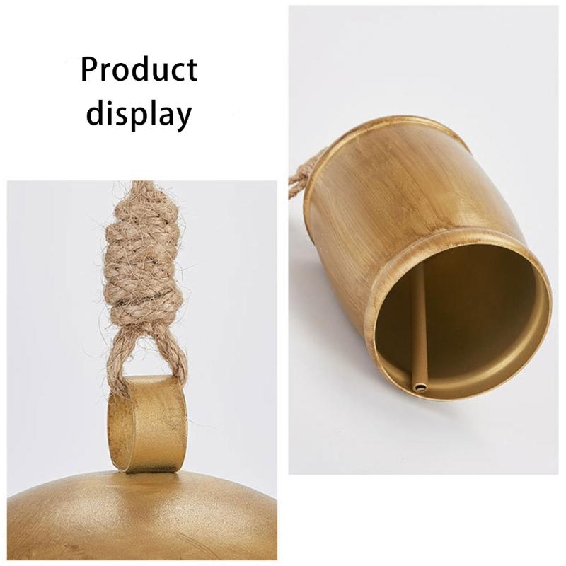 Rustproof Christmas Bell For Home And Garden Festival Decoration Elegant Holiday Ornament for Indoor Outdoor