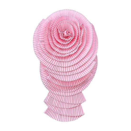 

Корсаж 3D Цветочная аппликация Многослойное плиссированное платье-свитер Платье Блузка Декор DIY Вышивка Патч Аксессуары для одежды Свадебная вечеринка Одежда Украшение розовый