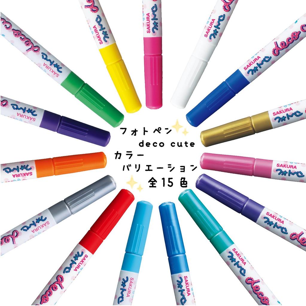 Sakura Foto Stift Decocute 10 Cray-Pas Rot, Stifte, ZHK-S10P