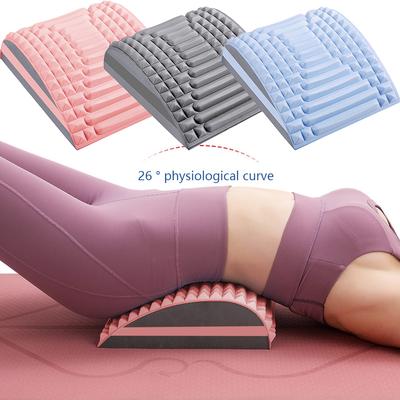 Portable Back Stretcher Pillow for Back Pain Relief Adjustable Spine Board Multi-Level Trigger Point Stretcher Posture Corrector