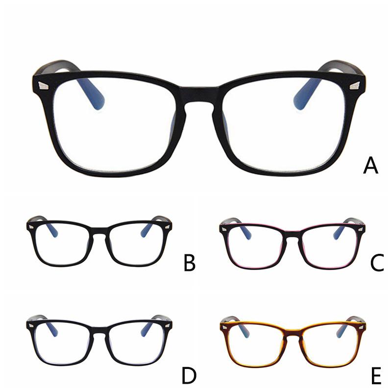 Unisex College Stylish Square Non-Prescription Eyeglasses Glasses Clear Lens Full Frame Eyewear For Boys Girls Students
